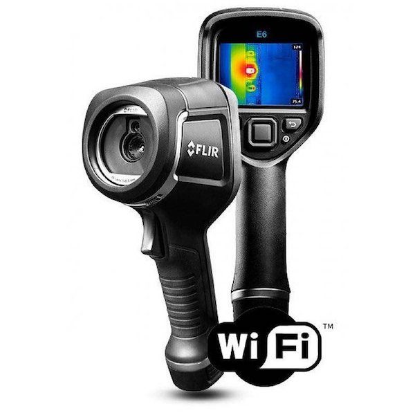 De FlirE6XT Wifi is de nieuwe thermografische camera van Flir van meetwinkel de leverancier van keurend en inspecterend nederland
