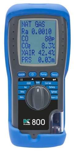 Kane 800 Rookgasanalysemeter Bluetooth