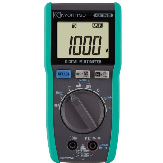 Kyoritsu 1020R Digitale TRMS Multimeter, 1000V AC/DC, 200A AC