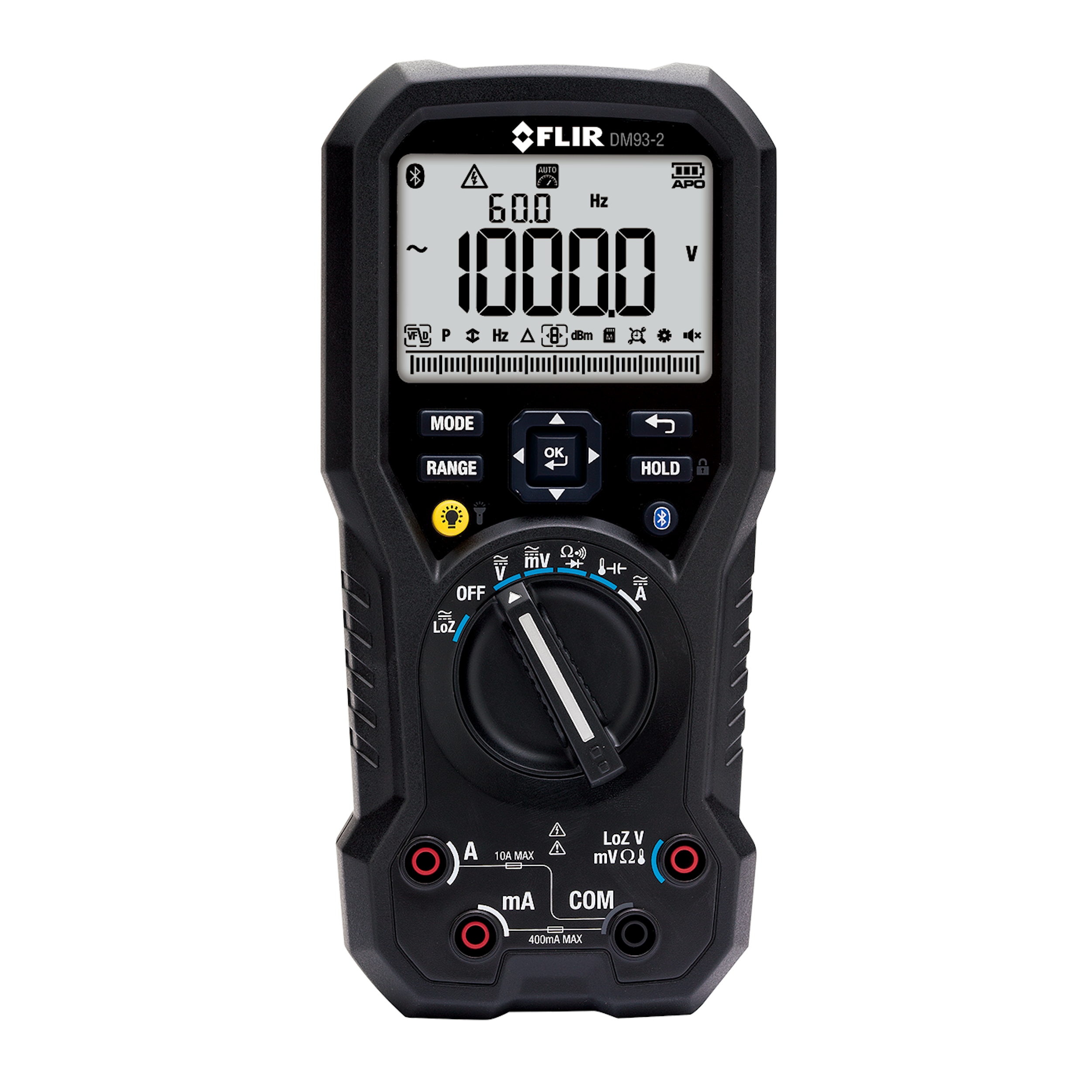 FLIR DM93-2 TRMS industriële multimeter met VDF en Meterlink FLIR DM93-2 TRMS industriële multimeter met VDF en Meterlink