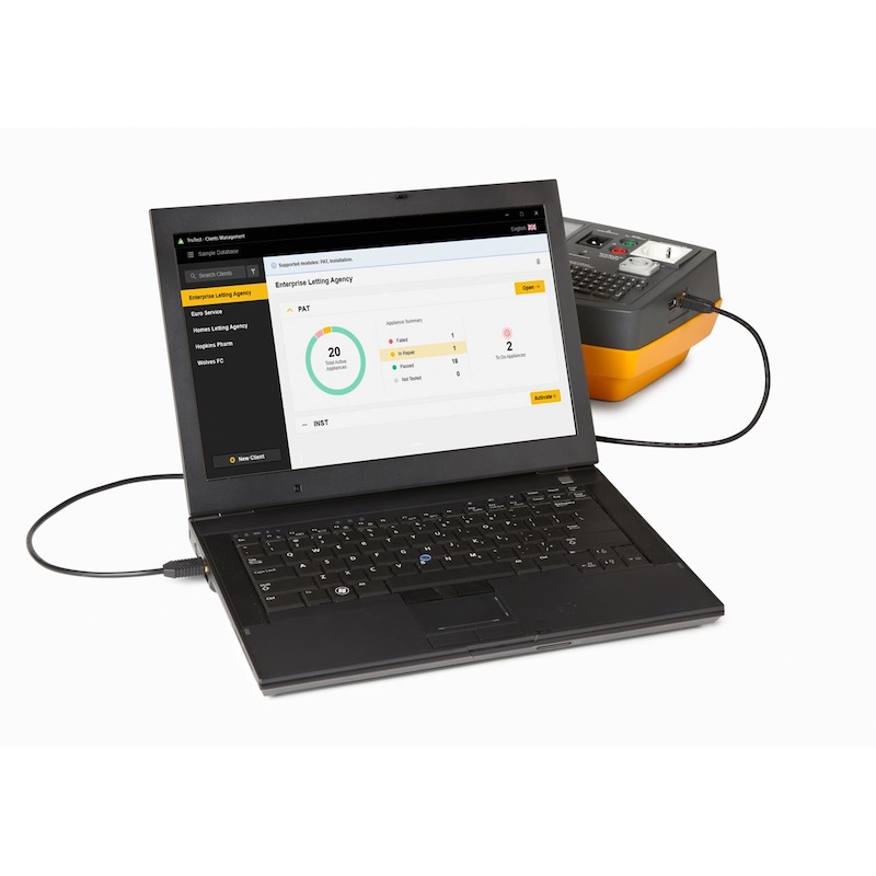 Fluke 6500-2 NL FTT Kit2 Draagbare apparatentester kit Fluke 6500-2 NL FTT Kit2 Draagbare apparatentester kit