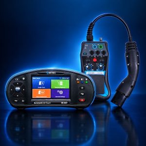Metrel MI3107 EurotestEASI Touch Installatietester en A1532XA EVSE-adapter set