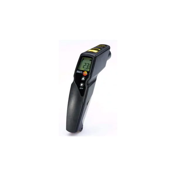 De Testo 830 T1 is een praktische en nauwkeurige contacloze temperatuurmeter van meetwinkel de leverancier van keurend en inspecterend nederland