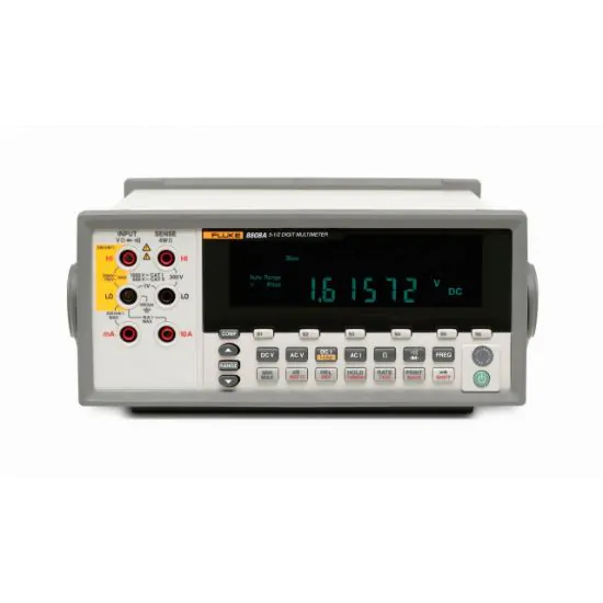 Fluke 8808A/TL 240V 5,5-digit precisiemultimeter, 15 ppm, inclusief oa TL2X4W-PTII